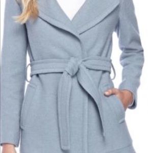kate spade new york ruffled wrap coat